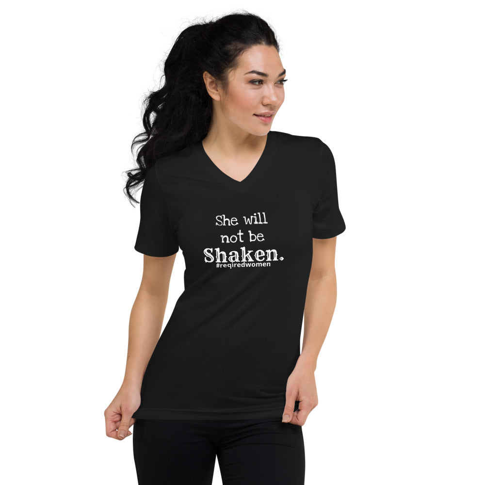 Not Shaken V-Neck T-Shirt
